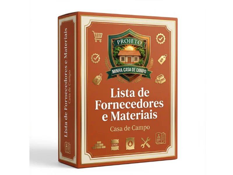 Lista de Fornecedores e Materiais