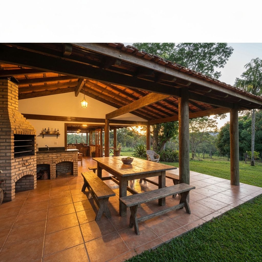 Casas de Campo Área Gourmet