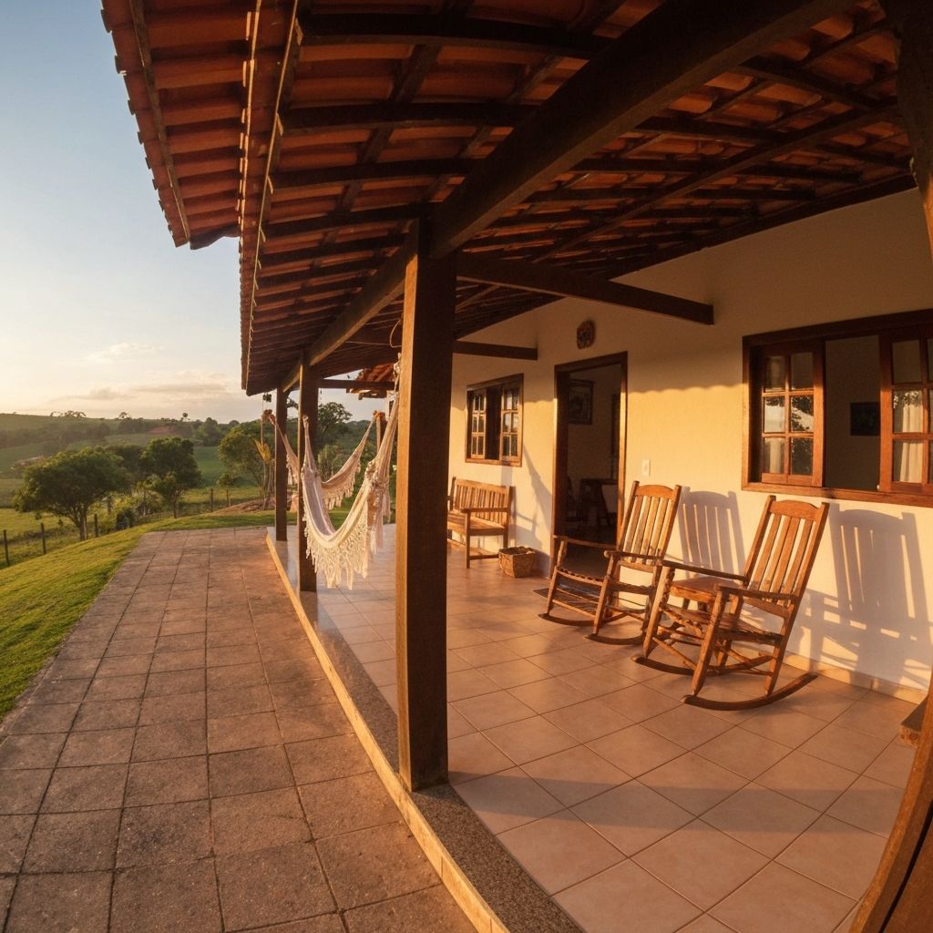 Casas de Campo com Varanda